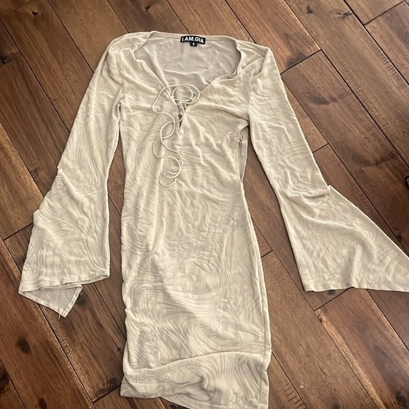 I.AM.GIA Nude Amina Mini Dress Size Small - Picture 8 of 10